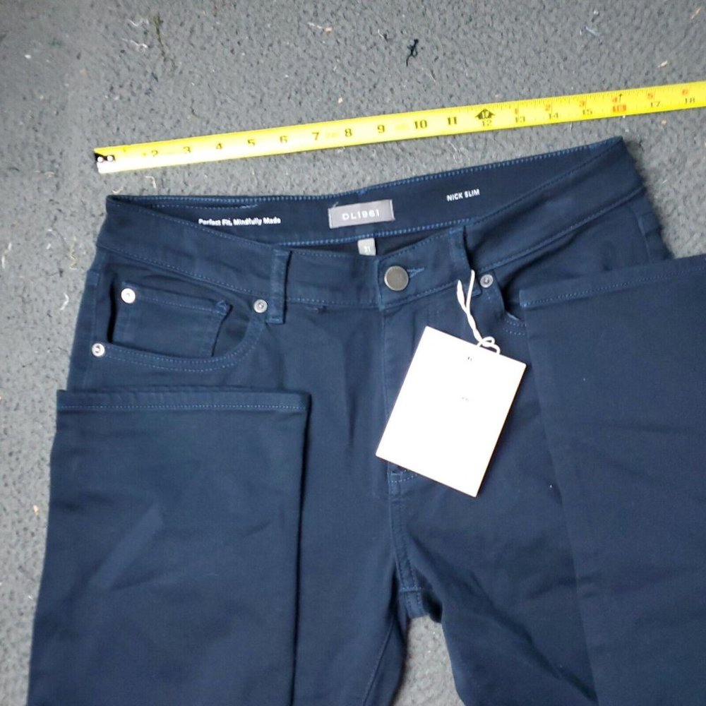 NEW DL1961 Nick Slim Denim Pants Mens 31 x34 Blue